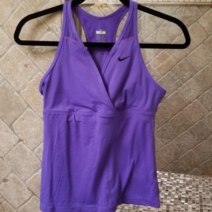 Nike, Purple Fitness Top